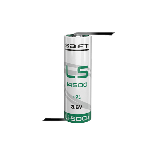 Батерия Saft LS14500-CNR 3.6V AA - 2600 mAh с пластини разнопосочни