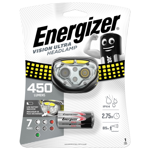 Energizer Vision Ultra Headlamp 450 lm