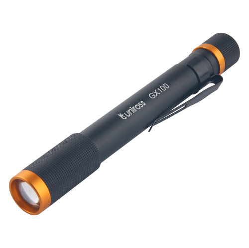 UNIROSS GX100 Flashlight with 2 AAA Batteries