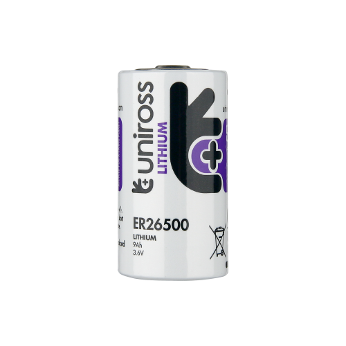 Battery ER26500 LS26500 Uniross C 3.6V 8500 mAh