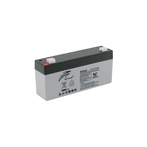 AGM Lead-Acid Battery 6V T1 3.2 AH - RITAR
