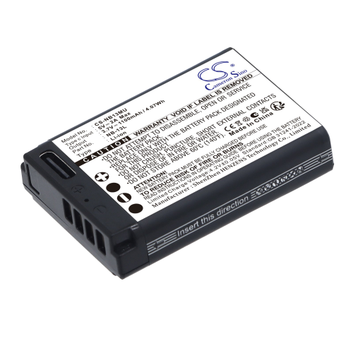 Battery for Canon camera NB-13L NB-15L - 3.7V 1100 mAh