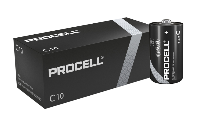 Алкални батерии LR14 C Duracell Procell Constant MN1400 10-Pack