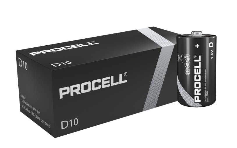 Алкални батерии LR20 D Duracell Procell Constant MN1300 10-Pack