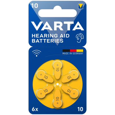 Hearing Aid Batteries 10 Varta PR70