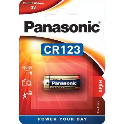 Panasonic CR123A Lithium Battery - 3V