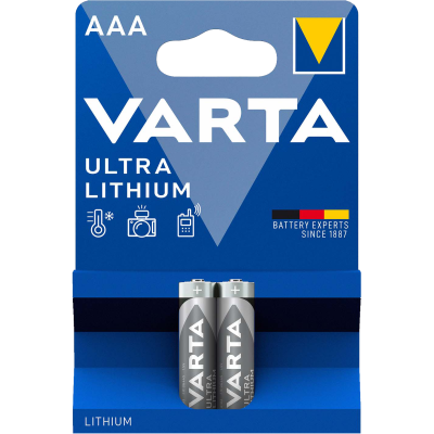Lithium Batteries AAA - Varta Lithium AAA - 2 pcs