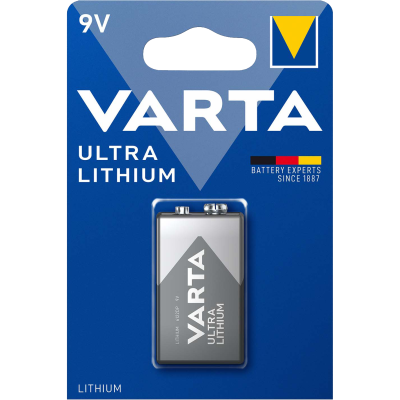 Lithium Battery 9V Varta Lithium 9V 1200 mAh