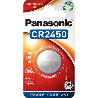Lithium battery CR2450 Panasonic CR2450 - 3V