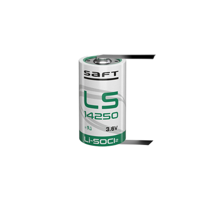 Батерия Saft LS14250-CNR 3.6V 1/2AA - 1200 mAh с пластини еднопосочни