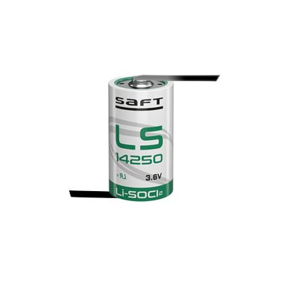 Батерия Saft LS14250-CNR 3.6V 1/2AA - 1200 mAh с пластини разнопосочни