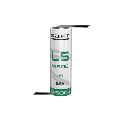 Батерия Saft LS14500-CNR 3.6V AA - 2600 mAh с пластини разнопосочни