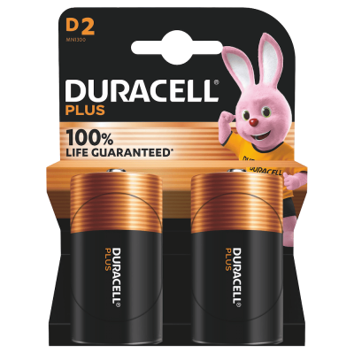 Alkaline Batteries LR20 - D - Duracell Plus Power MN1300 D