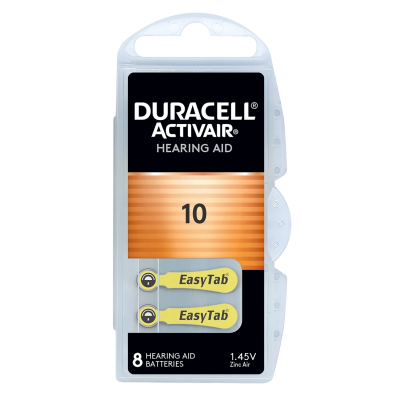 Батерии за слухов апарат 10 Active Air Duracell