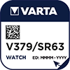 Батерия 379 - SR63  - SR521SW - Varta