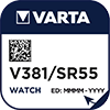 Батерия 381 - SR55  - SR1120SW - Varta