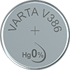Батерия 386 -  SR43 - SR43W - Varta