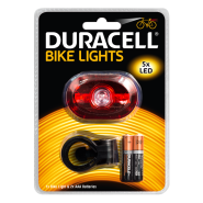 Заден стоп за колело Duracell Bike Light B03 с 2 батерии ААА