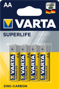 Цинкови батерии АА Varta Superlife R6 АА
