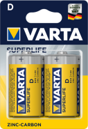 Цинкови батерии R20 D Varta Superlife D - R20 1.5V
