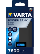 Външна батерия за телефон Varta Power Bank 7800 mAh с LCD