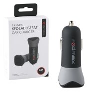 Двоен мини USB адаптер за кола 2 x 2.4A USB-A