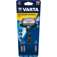 Челник за глава Varta Outdoor Sports H20 с 3 батерии ААА