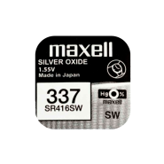 Батерия за микрослушалка 337 Maxell 337 SR416SW - 1.55V