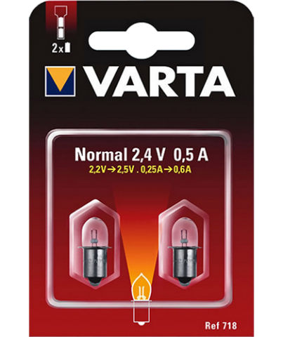 Аргонови крушки за фенер Varta V718 2.4V - стик