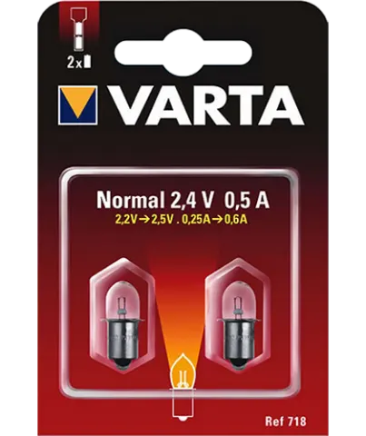 Аргонови крушки за фенер Varta V718 2.4V - стик