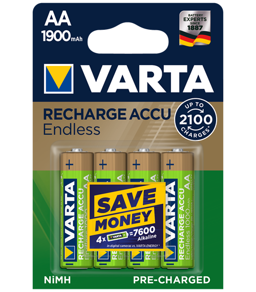 Акумулаторни батерии АА Varta Ready2Use AA Toys - 2400 mAh