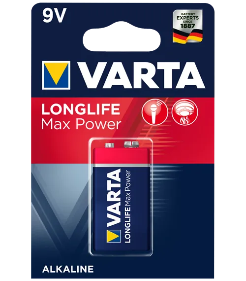 VARTA MAX Tech 4722 9V BL1