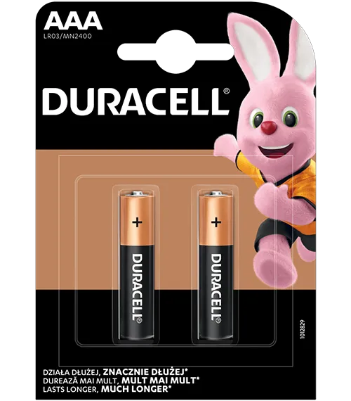 Алкални батерии ААА Duracell Basic AAA MN2400