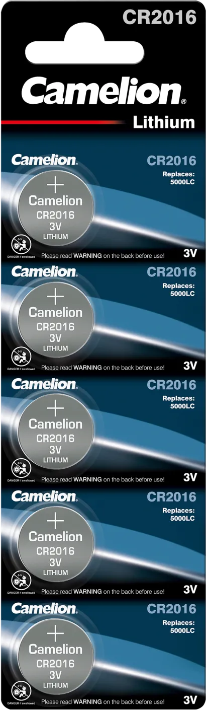 Литиева батерия Camelion CR2016 BL5
