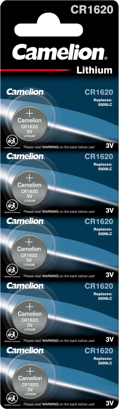 Литиева батерия Camelion CR1620 BL5