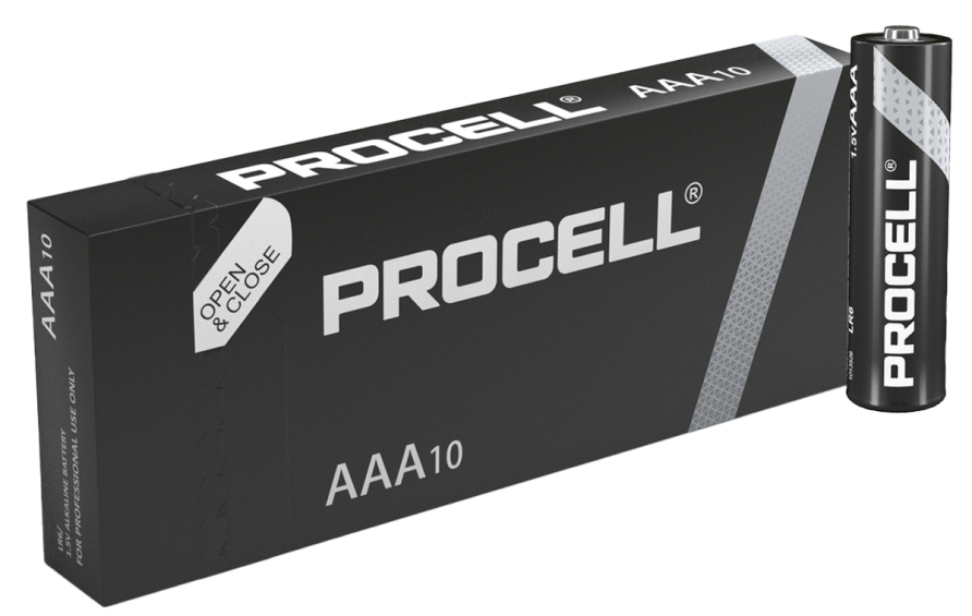 Алкални батерии ААА Duracell Procell MN2400 AAA - 10 броя