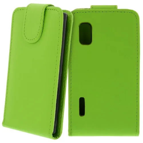 FLIP калъф за LG E610 Optimus L5 Green