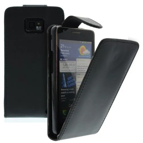 FLIP калъф за Samsung Galaxy S2 i9100 Black