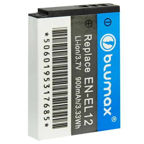 Blumax батерия за Nikon EN-EL12 900mAh