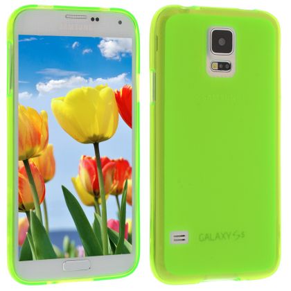 Силиконов кейс за Samsung Galaxy S5 green