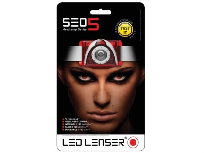 Фенер LED LENSER 6105 SEO5 - Червен