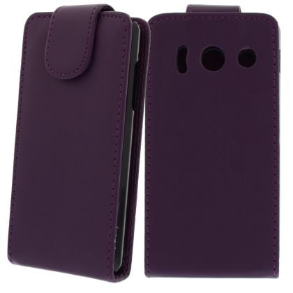 FLIP калъф за Huawei Ascend Y300 Purple