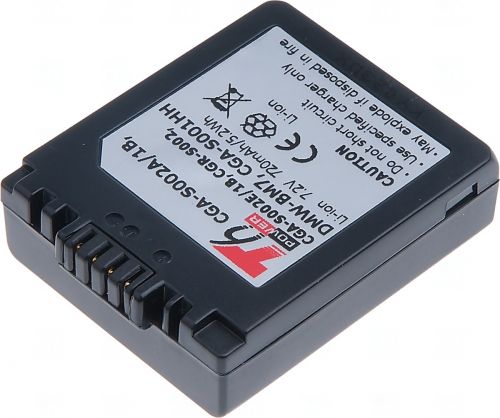 Батерия за фотоапарат Panasonic DMW-BM7, CGA-S002E, CGA-S001HH, CGA-S002, 720 mAh