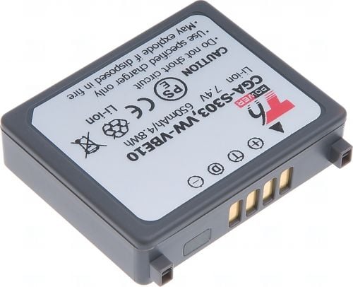 Батерия за фотоапарат Panasonic CGA-S303, VW-VBE10, 650 mAh