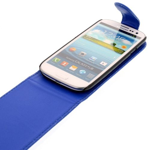 FLIP калъф за Samsung Galaxy S3 i9300 Dark Blue (Nr 11)