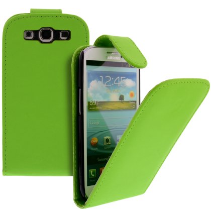 FLIP калъф за Samsung Galaxy S3 i9300 Green