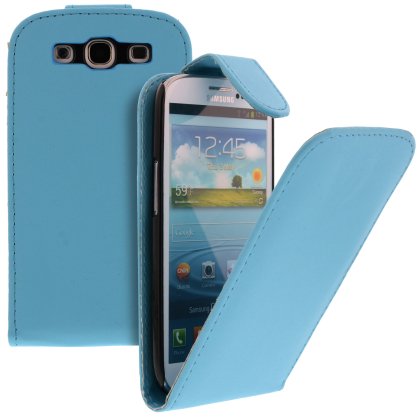 FLIP калъф за Samsung Galaxy S3 i9300 light Blue