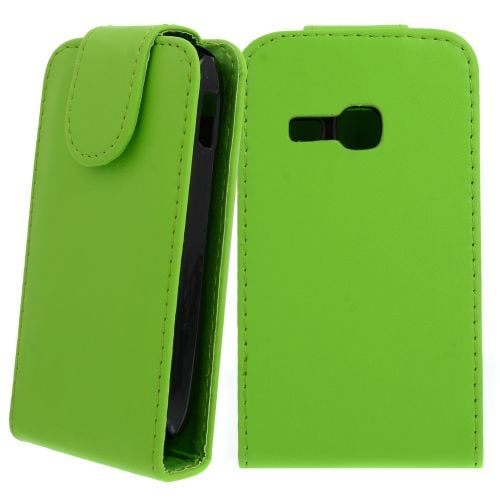 FLIP калъф за Samsung Galaxy Young S6310 Green(Nr 30)