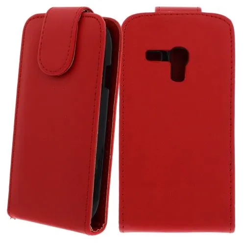 FLIP калъф за Samsung Galaxy S3 mini GT-i8190 Red (Nr 7)