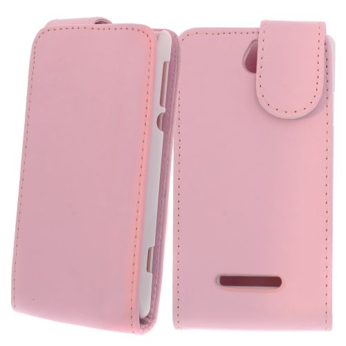 FLIP калъф за Sony Xperia E Pink (Nr 13)